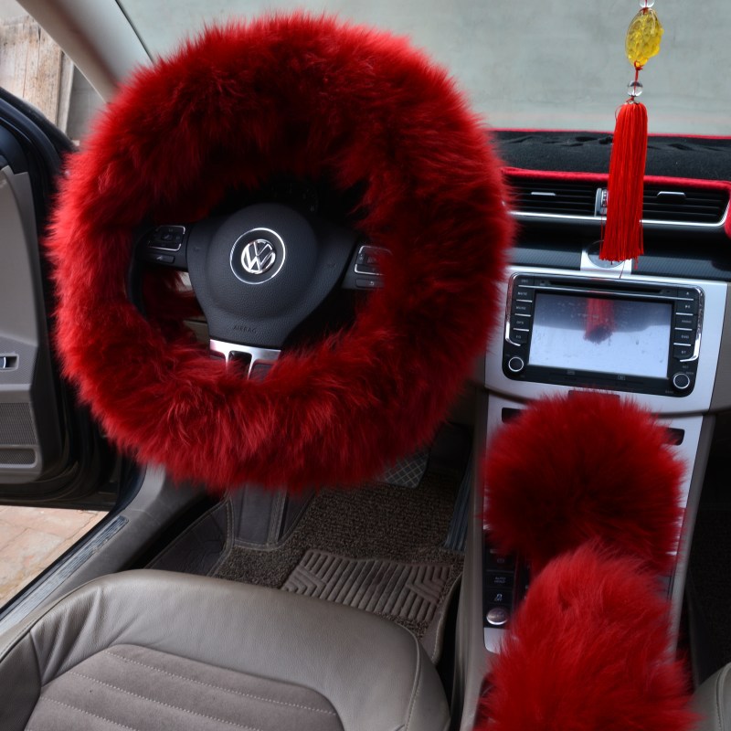 Luxury Plush Steering Wheel Cover