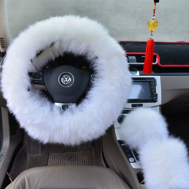 Luxury Plush Steering Wheel Cover