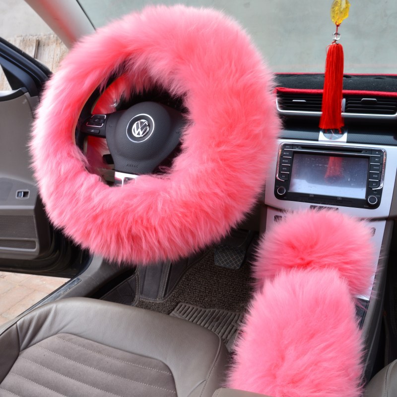 Luxury Plush Steering Wheel Cover