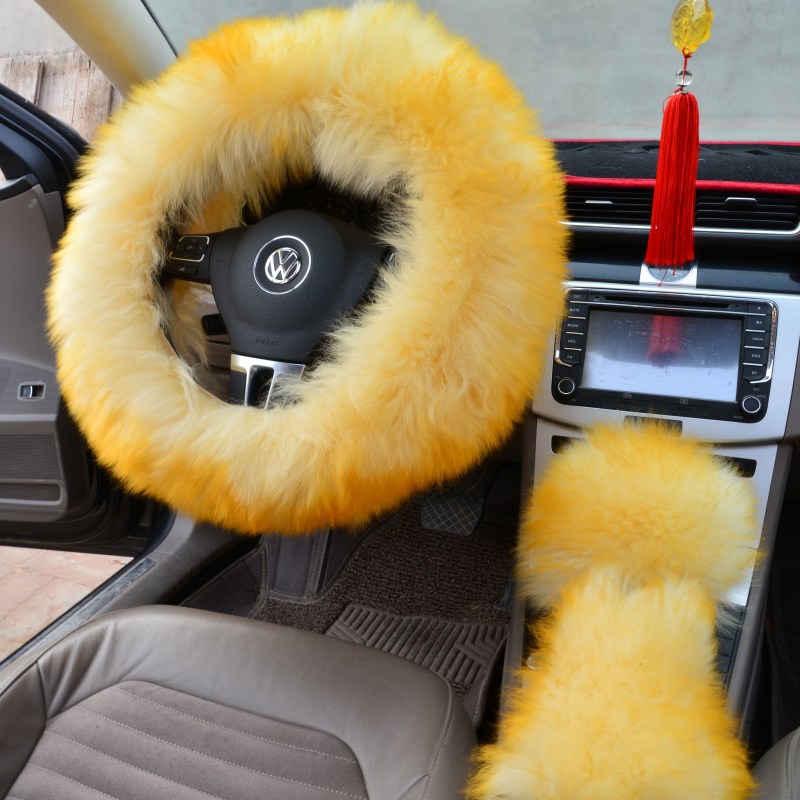 Luxury Plush Steering Wheel Cover